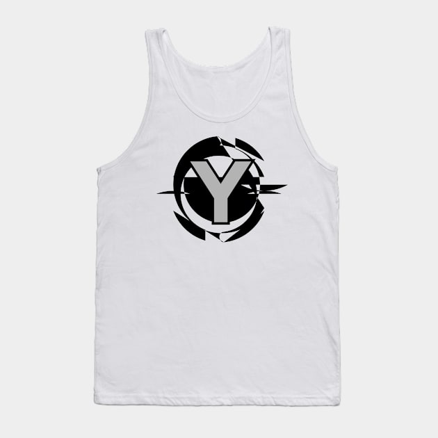 Futuristic Modern Letter Y Tank Top by DepicSpirit